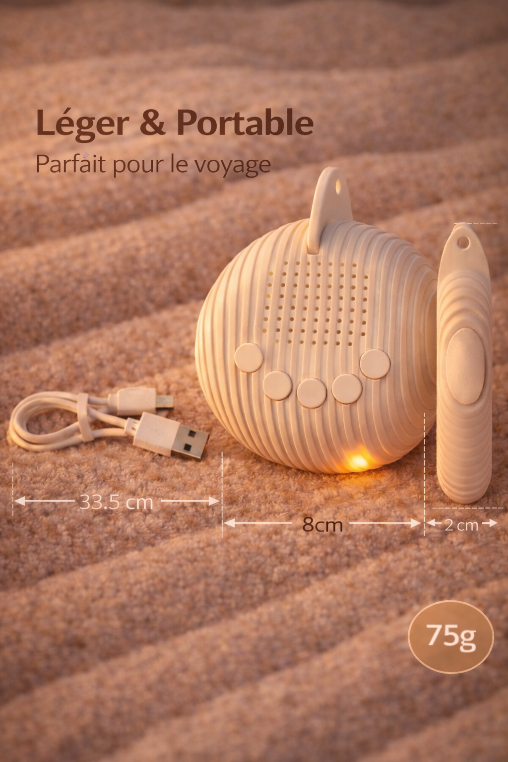 Machine à bruit blanc apaisante pour bébé