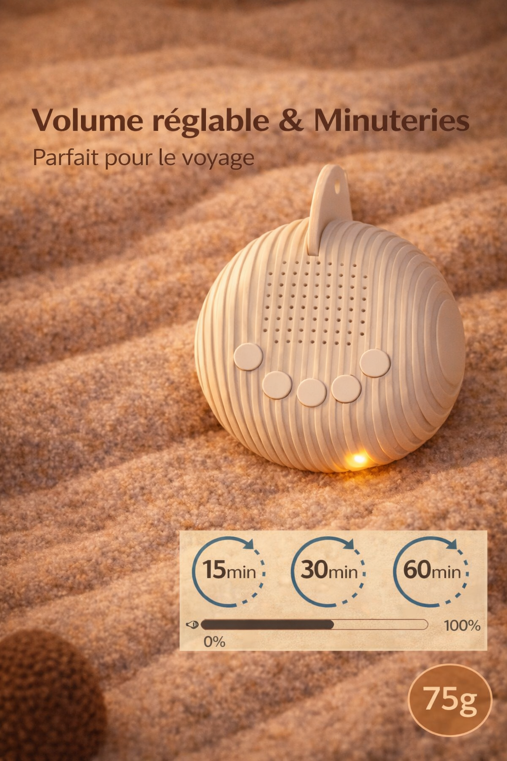 Machine à bruit blanc apaisante pour bébé